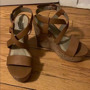 Wedge . Brown . Sz 6.5